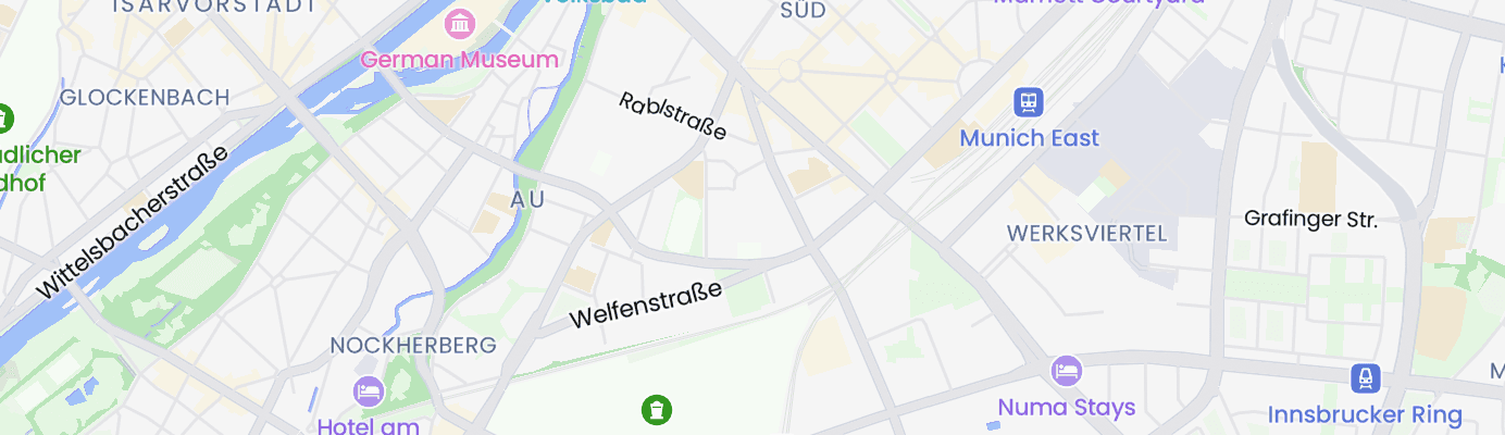 Karte mit dem ungefähren Standort