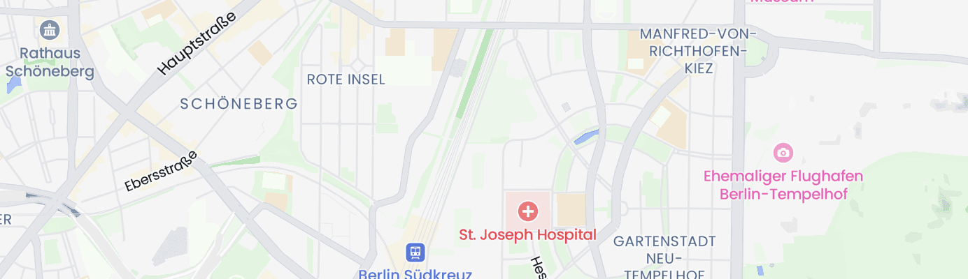 Karte mit dem ungefähren Standort