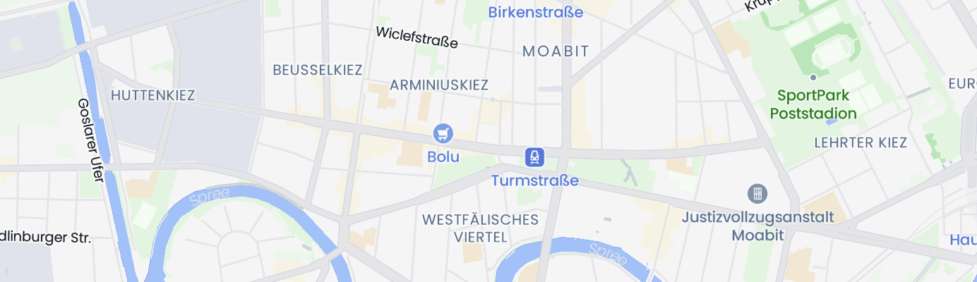 Karte mit dem ungefähren Standort