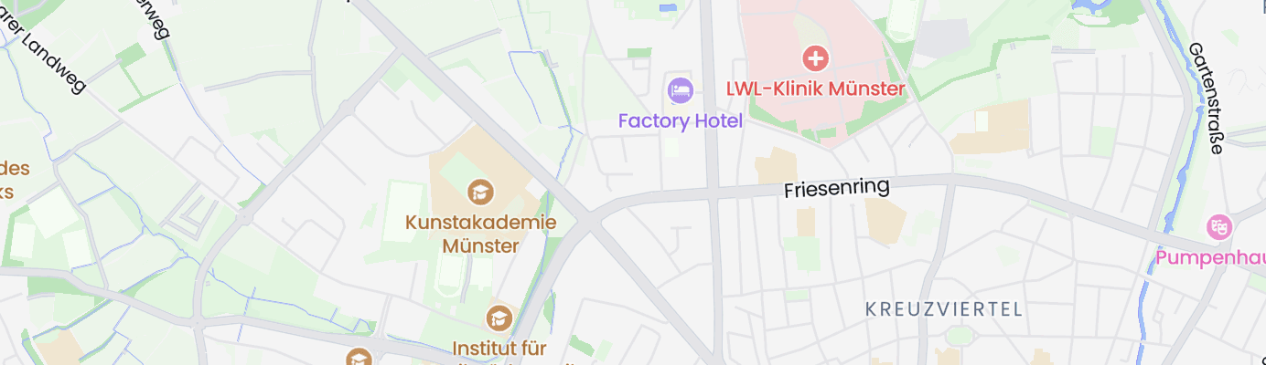 Karte mit dem ungefähren Standort