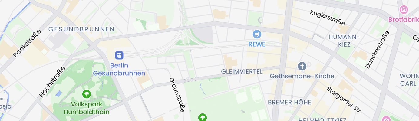 Karte mit dem ungefähren Standort