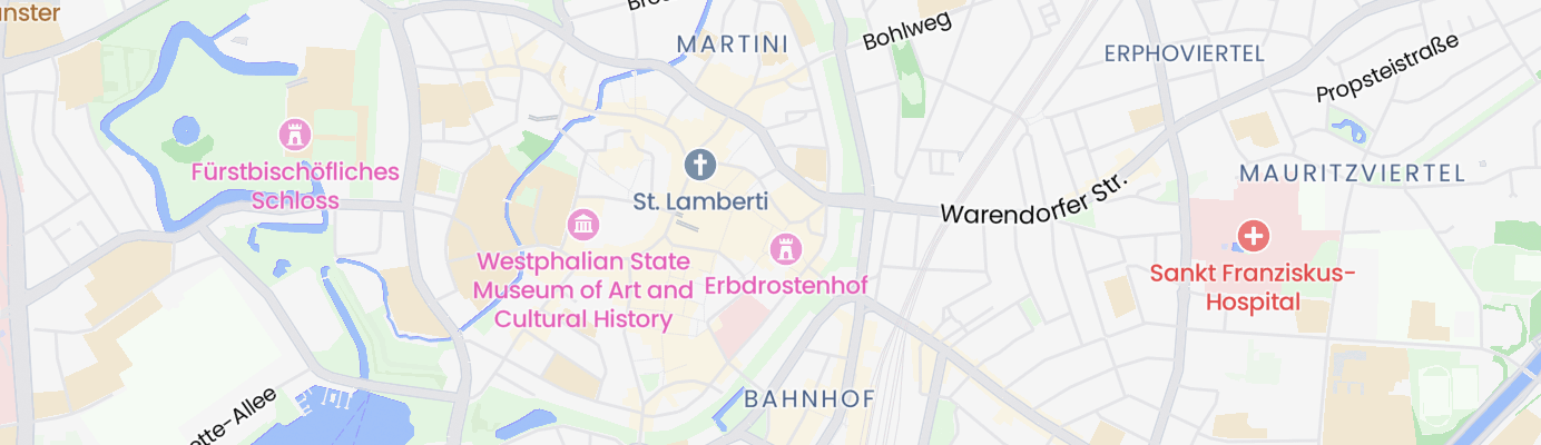 Karte mit dem ungefähren Standort