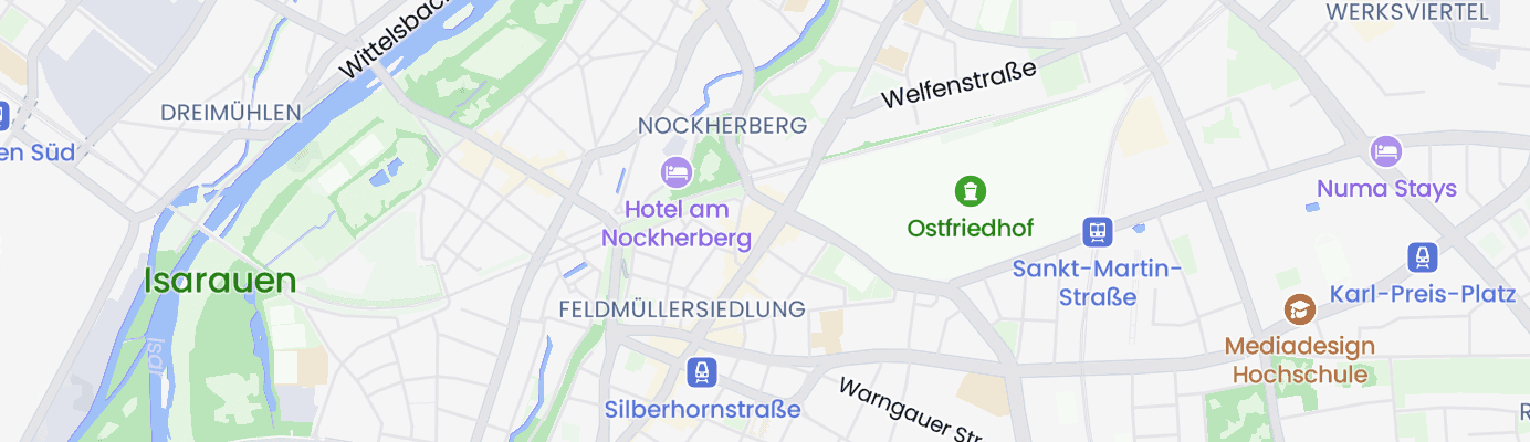 Karte mit dem ungefähren Standort