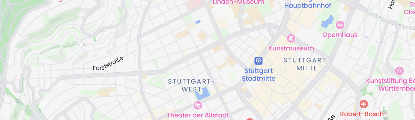 Karte mit dem ungefähren Standort