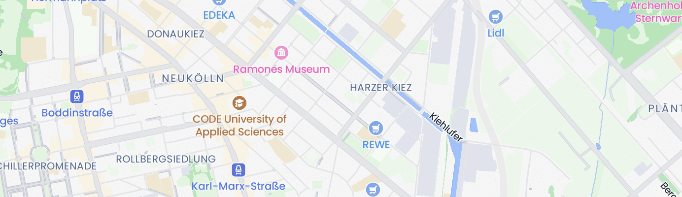 Karte mit dem ungefähren Standort