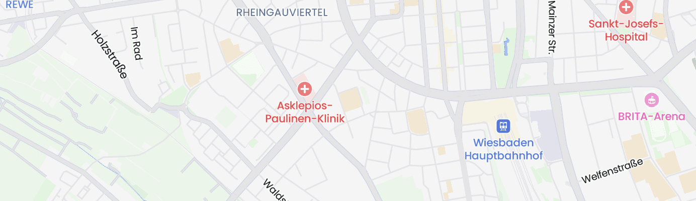 Karte mit dem ungefähren Standort