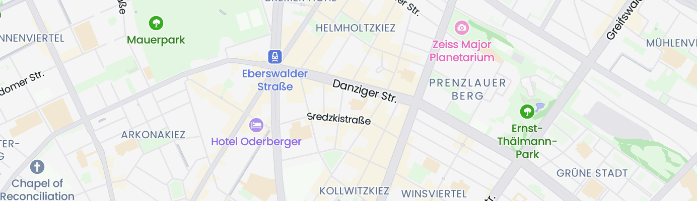 Karte mit dem ungefähren Standort