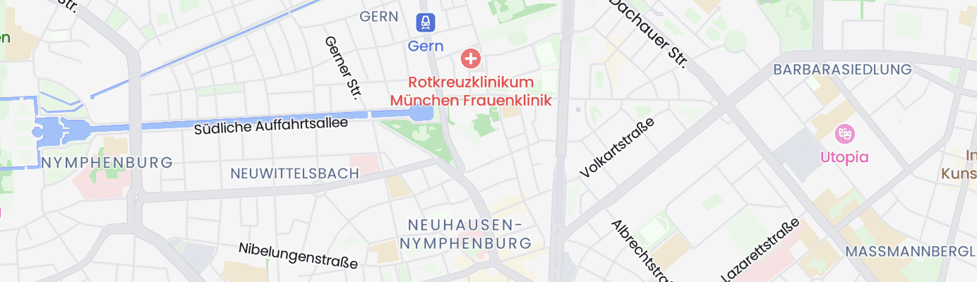 Karte mit dem ungefähren Standort
