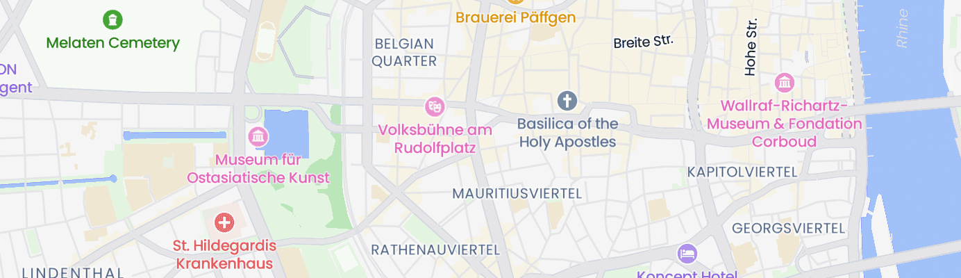 Karte mit dem ungefähren Standort