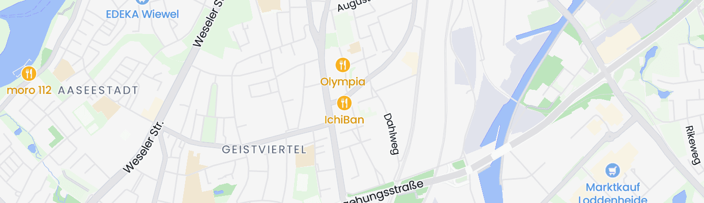 Karte mit dem ungefähren Standort