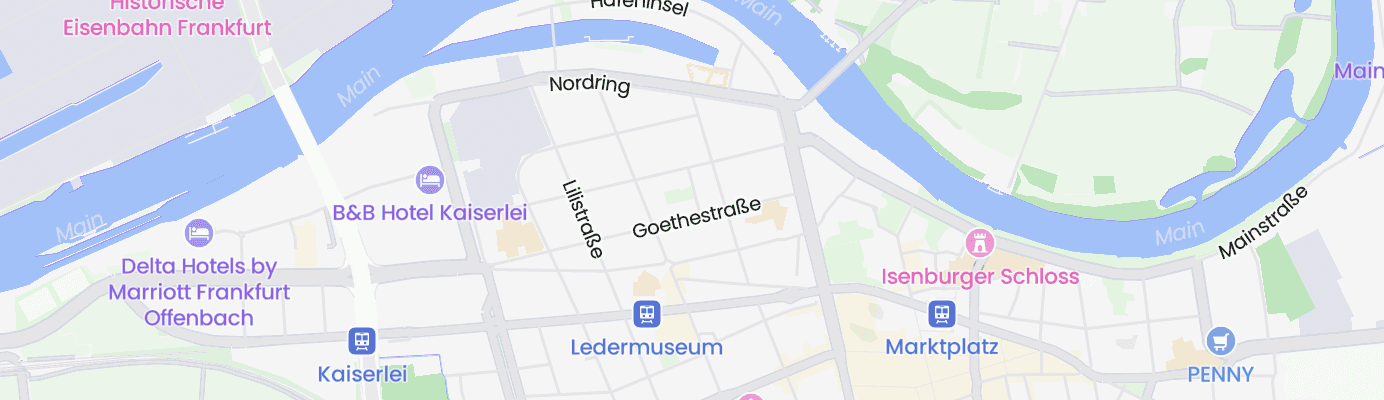 Karte mit dem ungefähren Standort