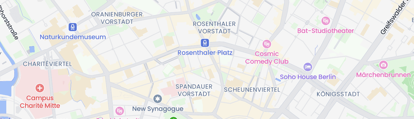 Karte mit dem ungefähren Standort