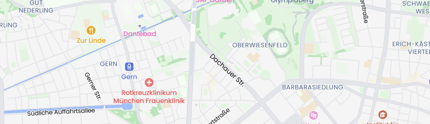 Karte mit dem ungefähren Standort