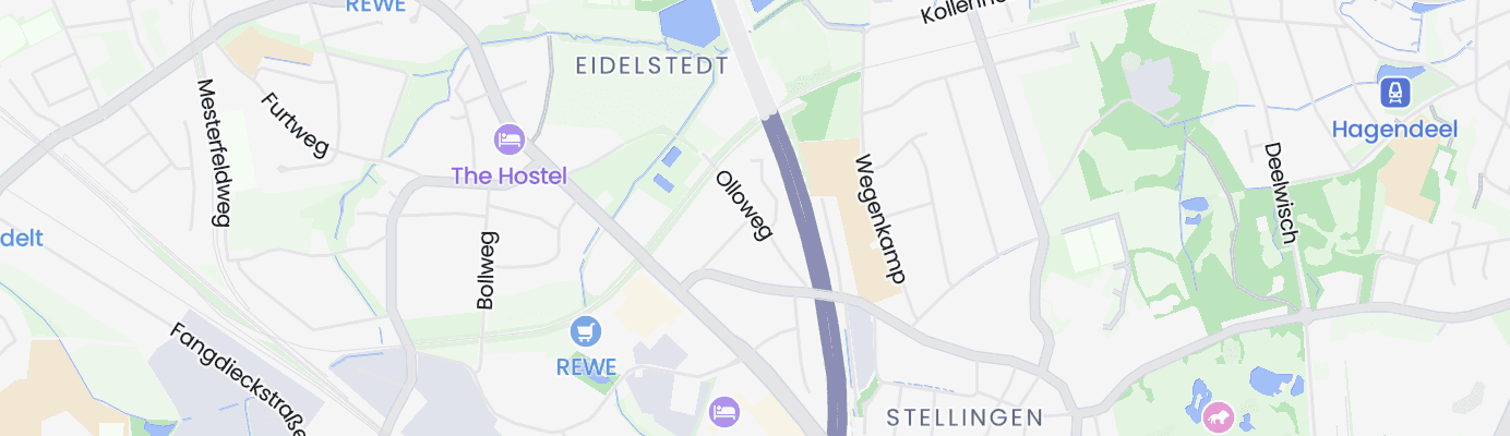 Karte mit dem ungefähren Standort