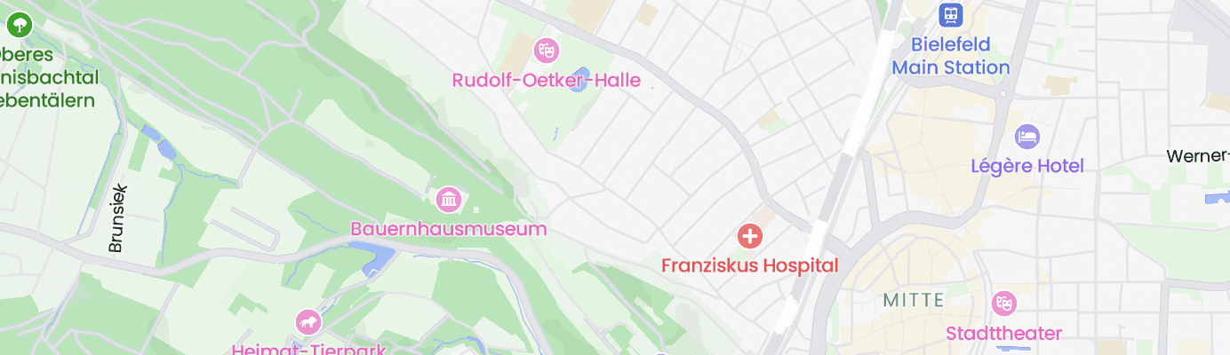 Karte mit dem ungefähren Standort