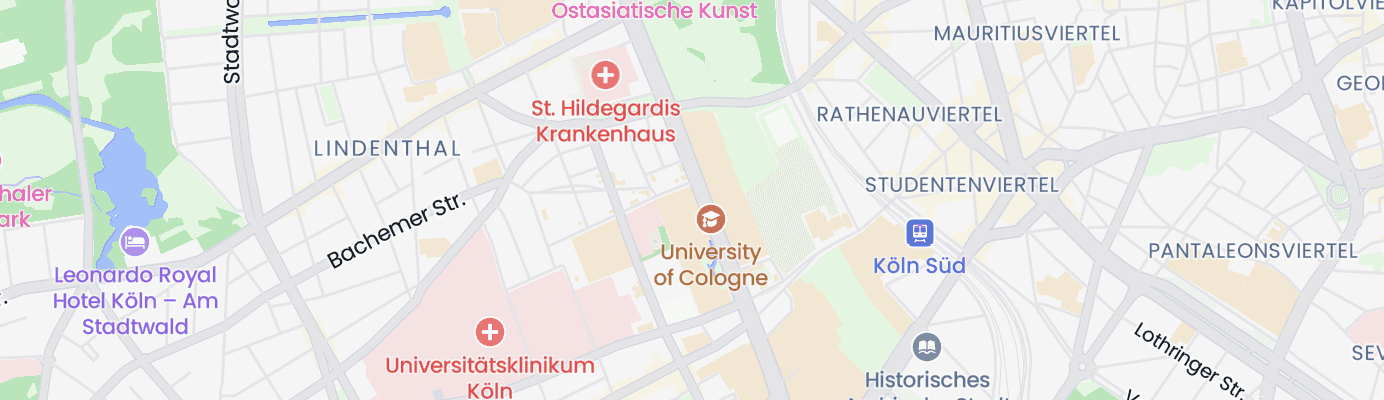 Karte mit dem ungefähren Standort