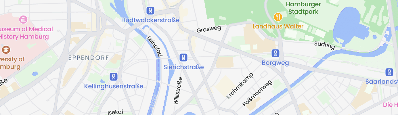 Karte mit dem ungefähren Standort