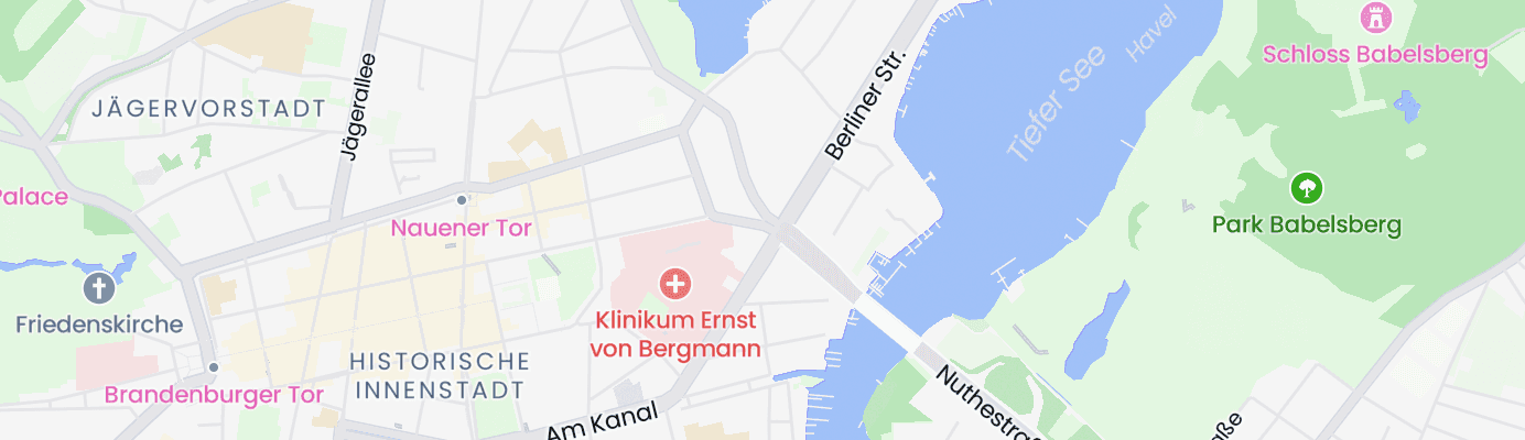 Karte mit dem ungefähren Standort