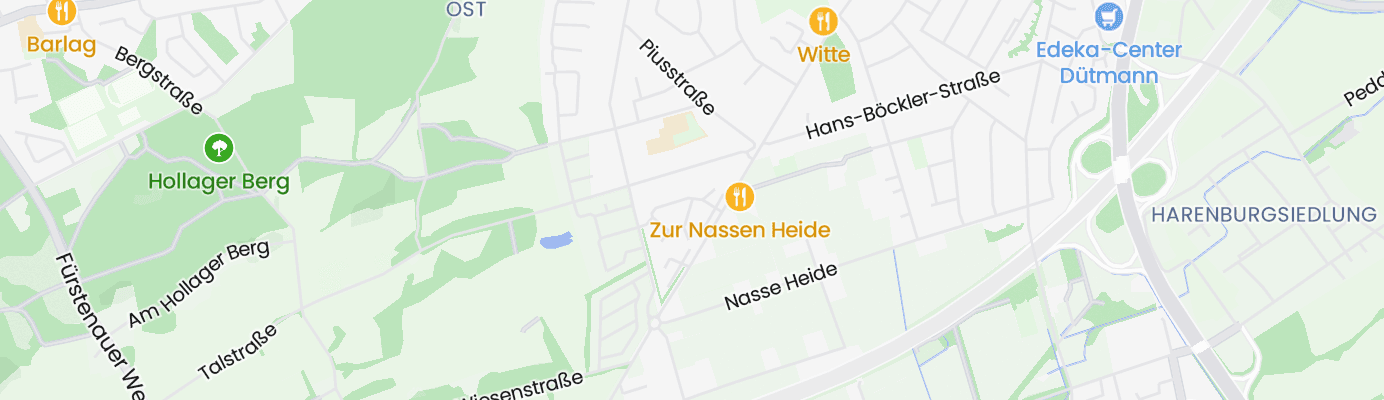 Karte mit dem ungefähren Standort