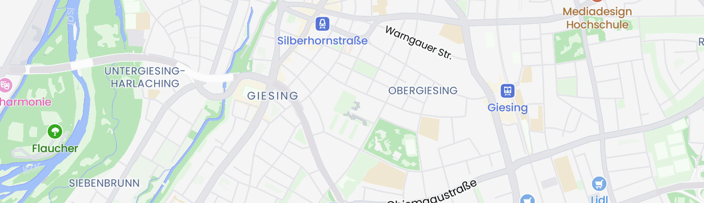 Karte mit dem ungefähren Standort