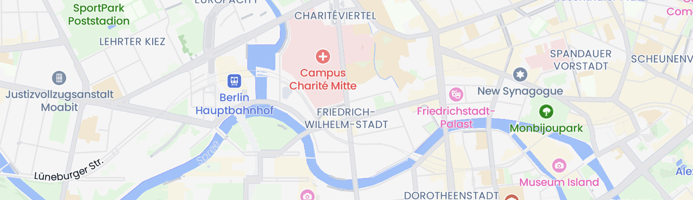 Karte mit dem ungefähren Standort