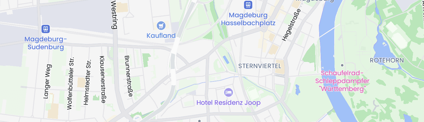 Karte mit dem ungefähren Standort