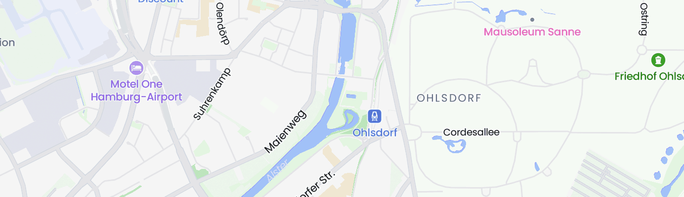Karte mit dem ungefähren Standort