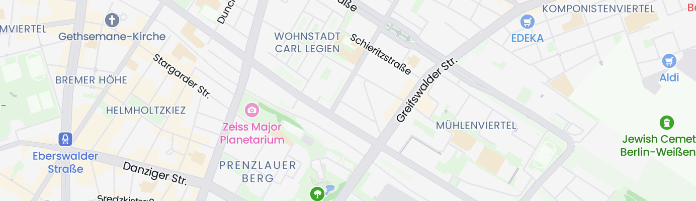 Karte mit dem ungefähren Standort