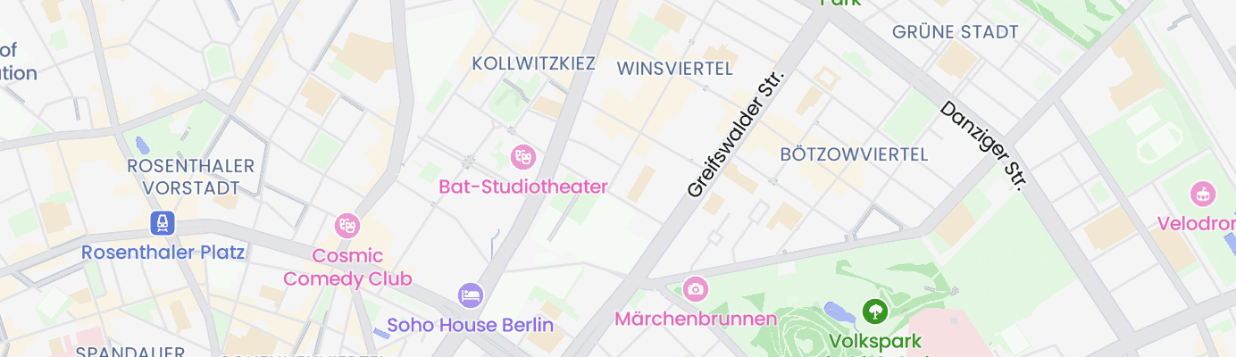 Karte mit dem ungefähren Standort