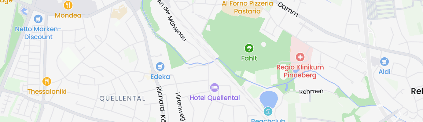 Karte mit dem ungefähren Standort