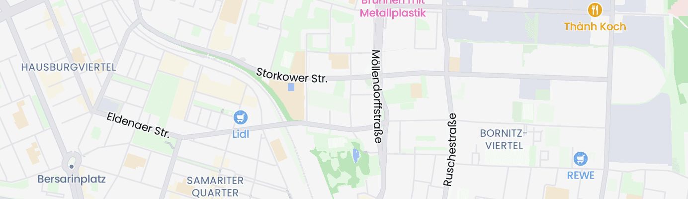 Karte mit dem ungefähren Standort