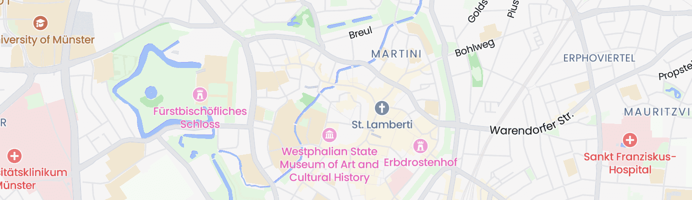 Karte mit dem ungefähren Standort