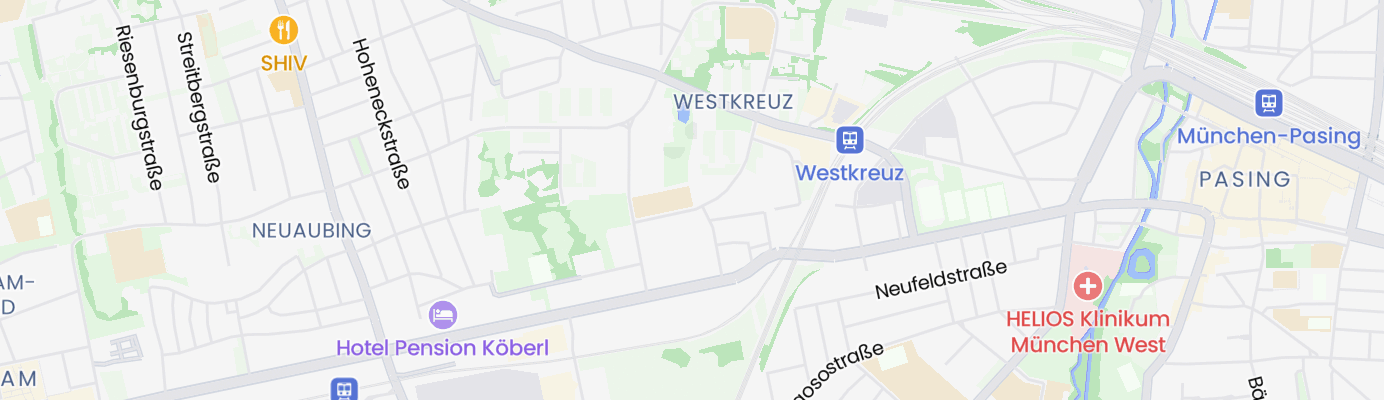 Karte mit dem ungefähren Standort