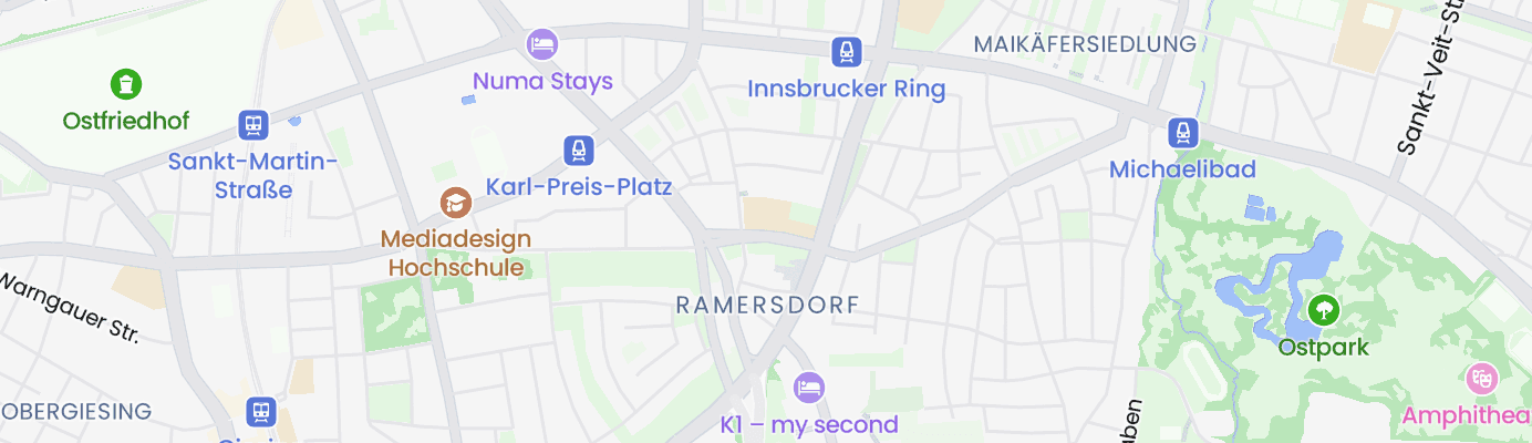 Karte mit dem ungefähren Standort