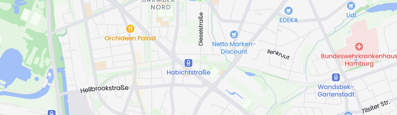 Karte mit dem ungefähren Standort