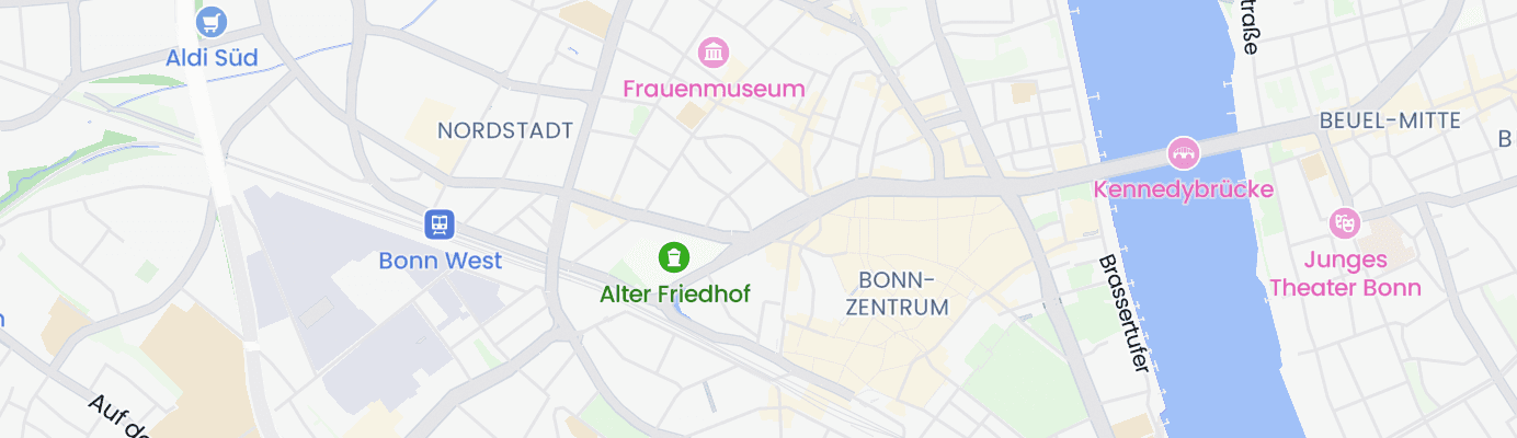 Karte mit dem ungefähren Standort