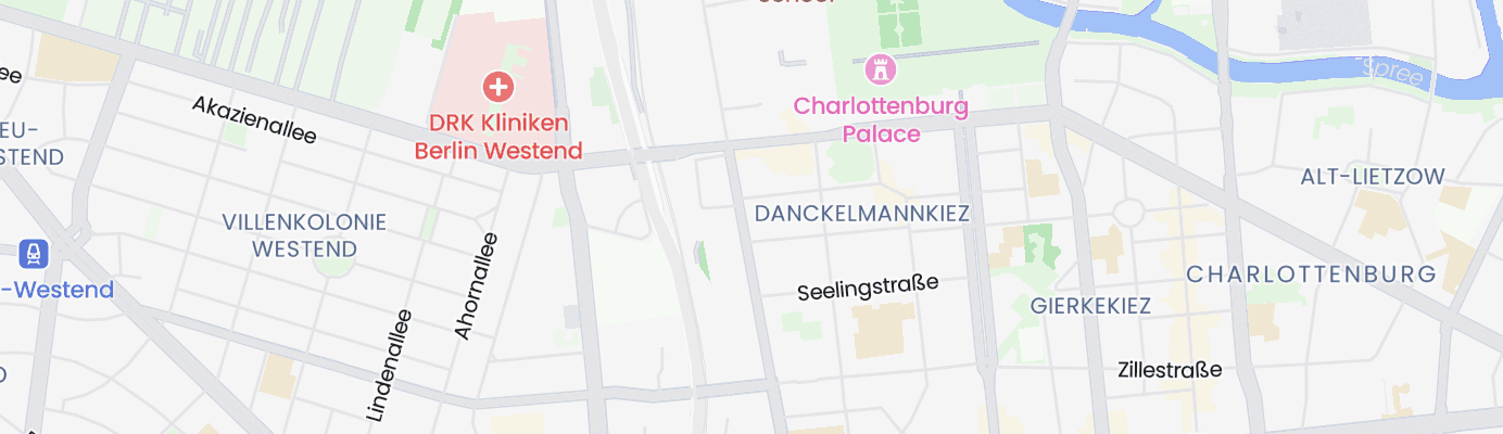 Karte mit dem ungefähren Standort