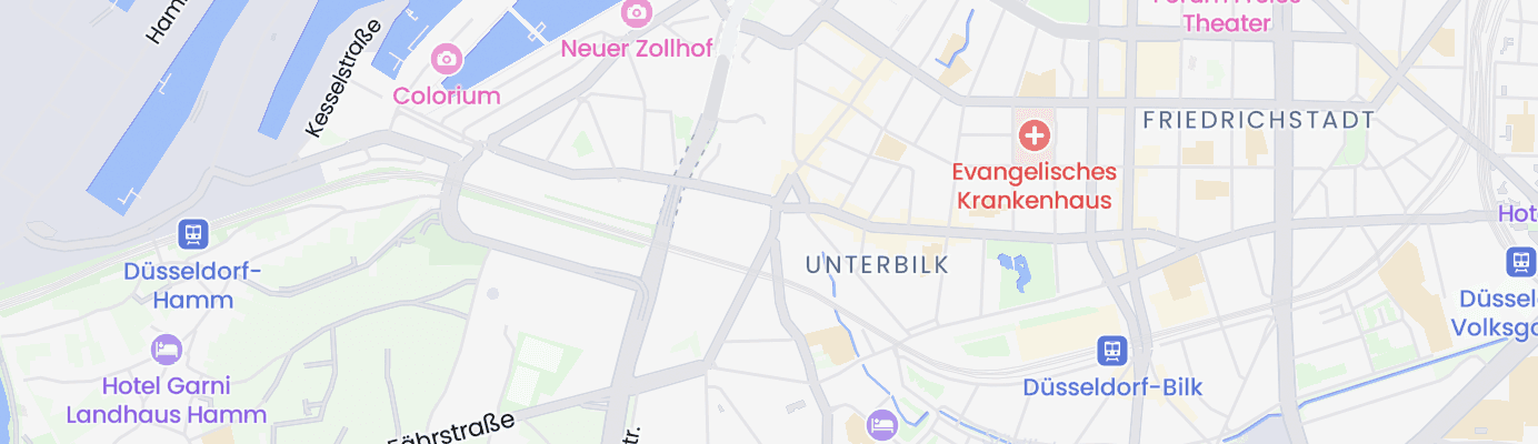 Karte mit dem ungefähren Standort