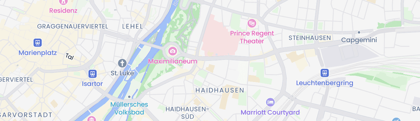 Karte mit dem ungefähren Standort