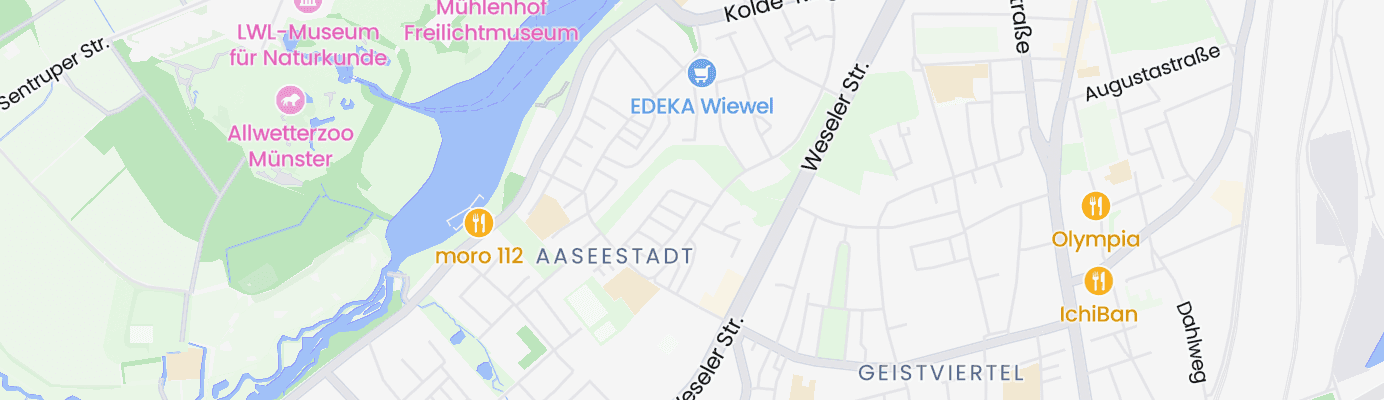 Karte mit dem ungefähren Standort
