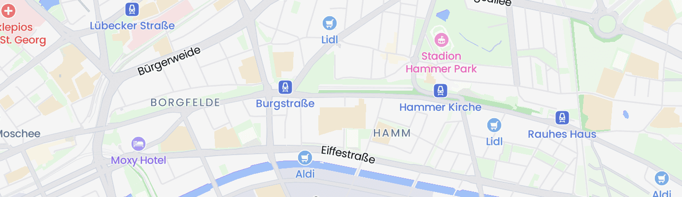 Karte mit dem ungefähren Standort