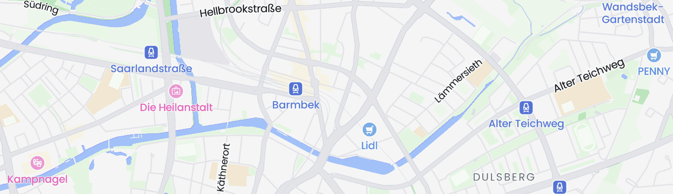 Karte mit dem ungefähren Standort