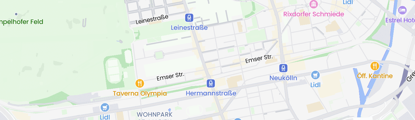 Karte mit dem ungefähren Standort