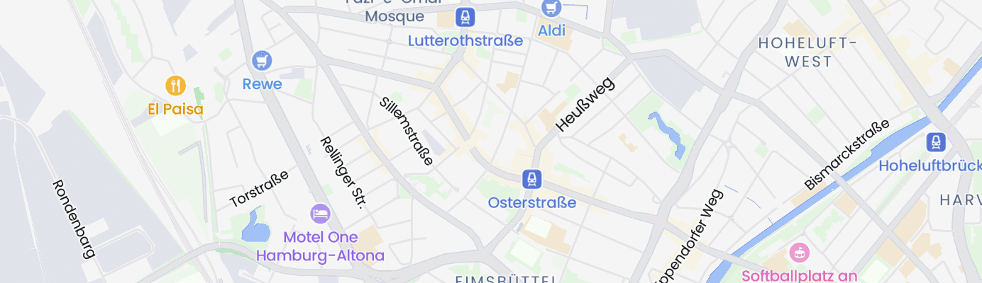 Karte mit dem ungefähren Standort