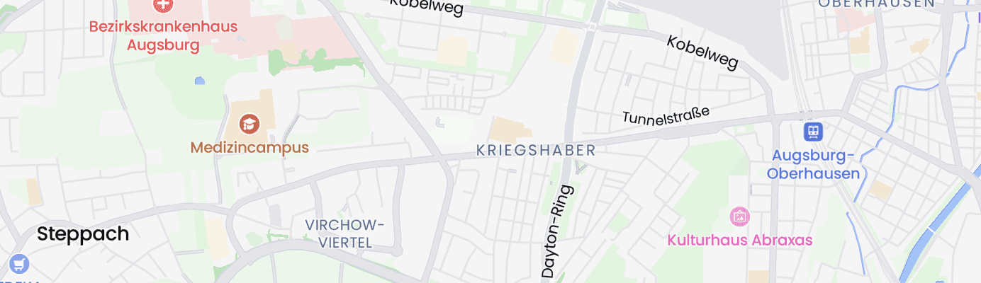Karte mit dem ungefähren Standort