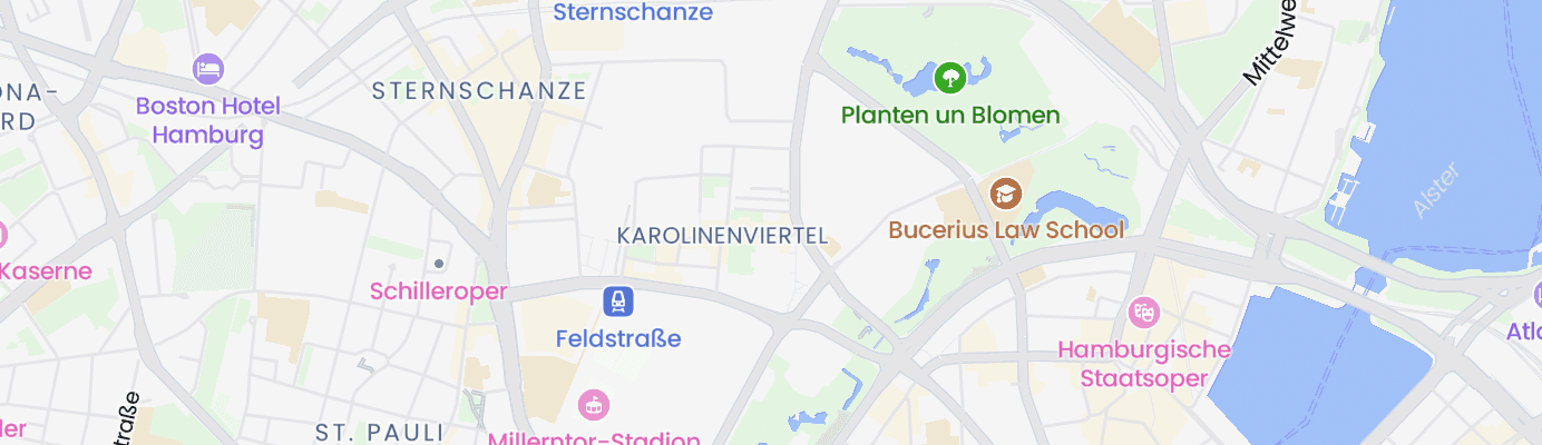Karte mit dem ungefähren Standort