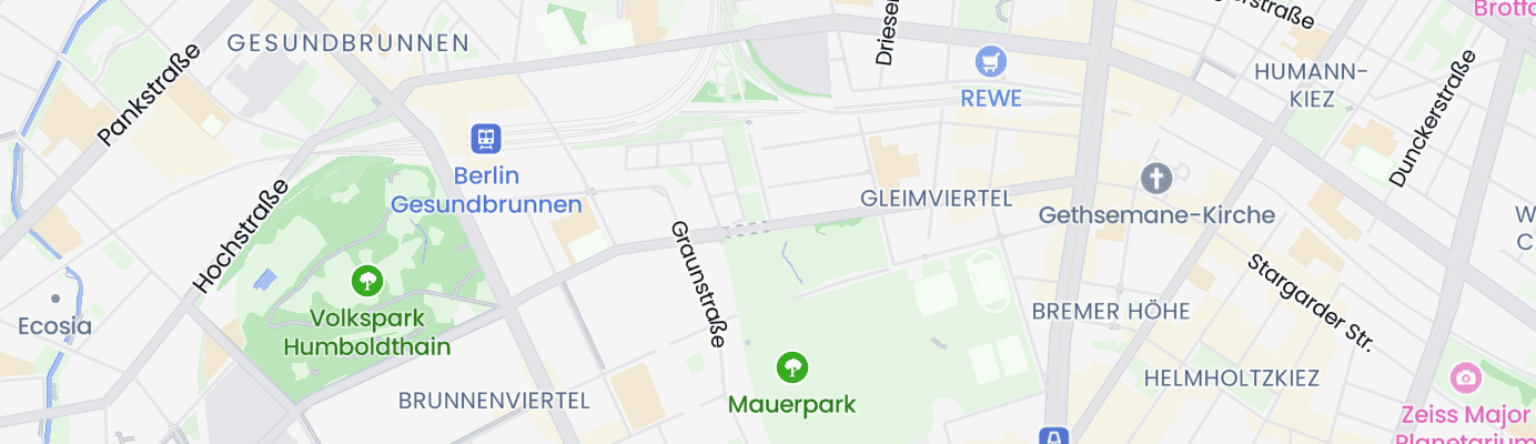 Karte mit dem ungefähren Standort