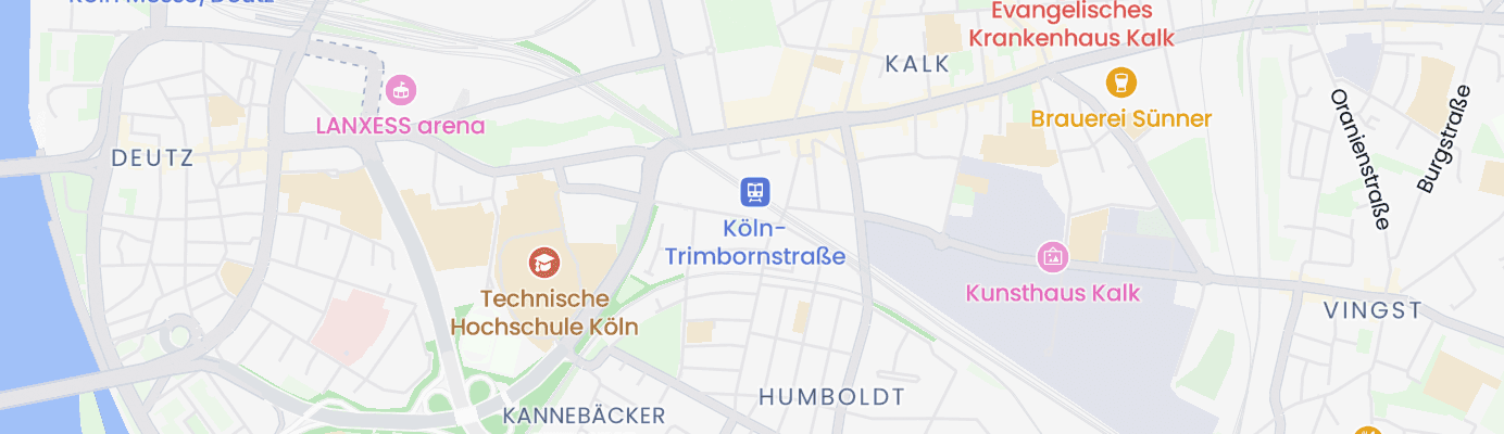 Map showing the approximate location