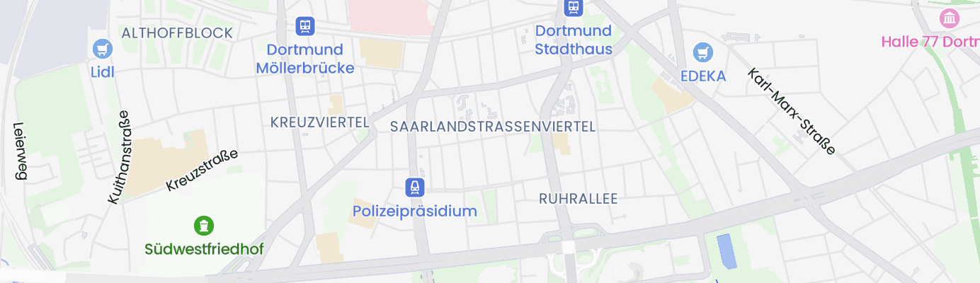 Karte mit dem ungefähren Standort