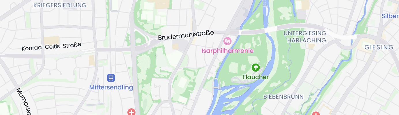 Karte mit dem ungefähren Standort